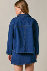 JACKET DENIM NAVY