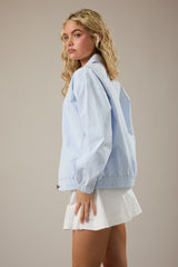 BOMBER JACKET BABY BLUE