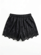 SHORT SATIN CON ENCAJE