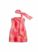 VESTIDO CORTO CHIFFON