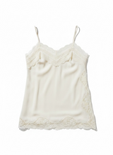 BLUSA SATIN DE ENCAJE CORTE RECTO