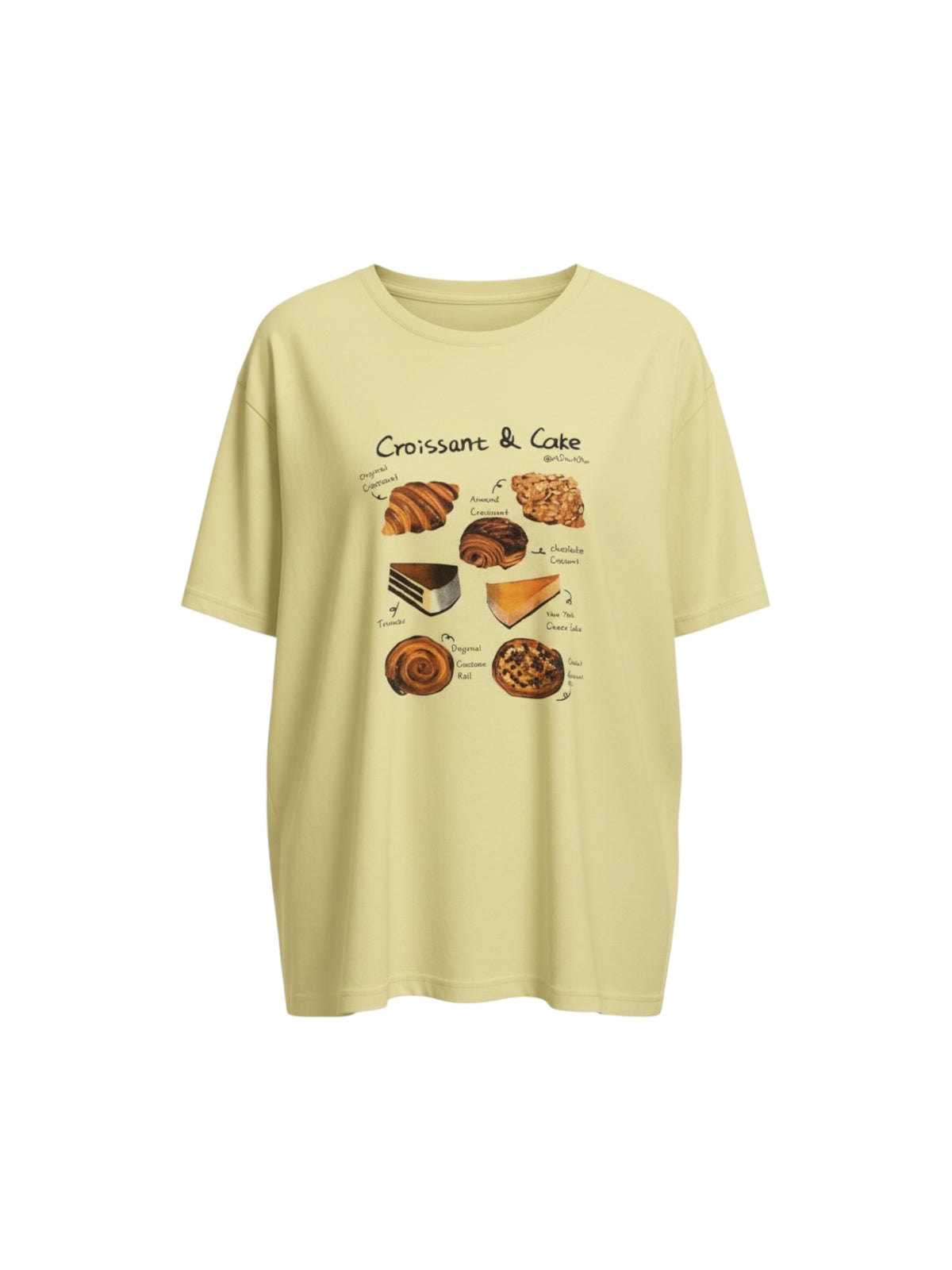 T-SHIRT CROISSANT&CAKE