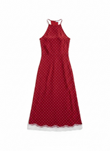 VESTIDO POLKA ROJO