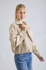 BOMBER JACKET CON CUELLO
