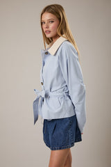 JACKET AJUSTABLE BABY BLUE Y BEIGE