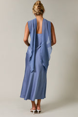 VESTIDO SATIN CON DETALLE AJUSTABLE