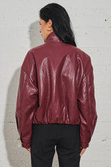 JACKET OVERSIZED VINIPIEL