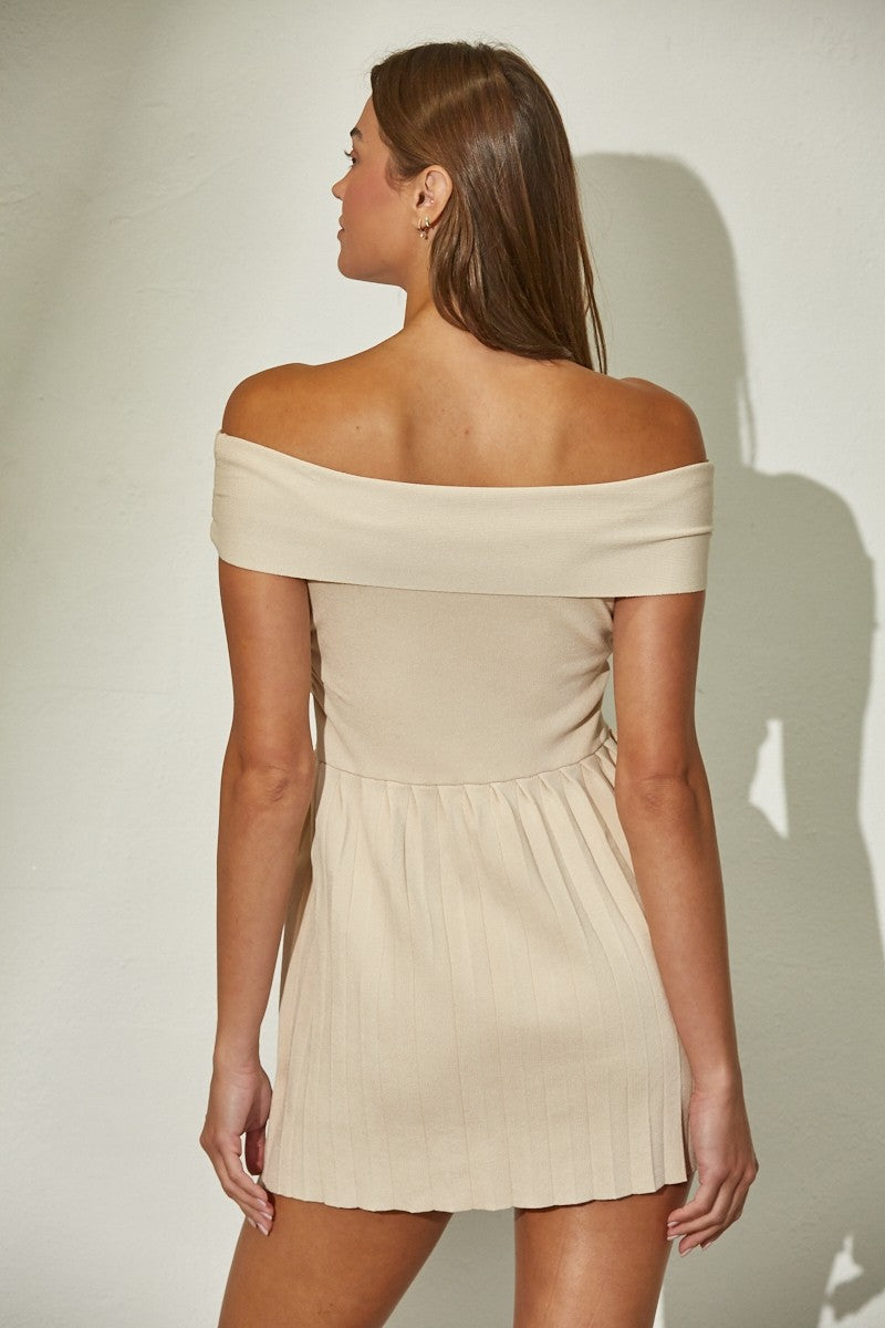 VESTIDO BEIGE