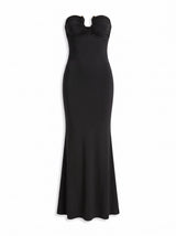VESTIDO STRAPLESS CORTE SIRENA