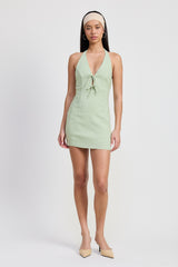 VESTIDO VERDE SAGE