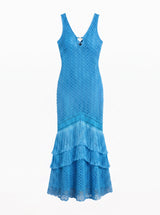 VESTIDO CROCHET Y FLECOS