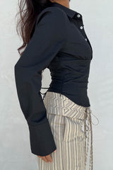CAMISA CORSETTE AJUSTABLE