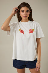 T-SHIRT BLANCA STRAWBERRY