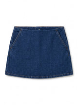 FALDA MINI DENIM NAVY