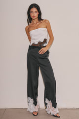PANTALON SATIN DE ENCAJE