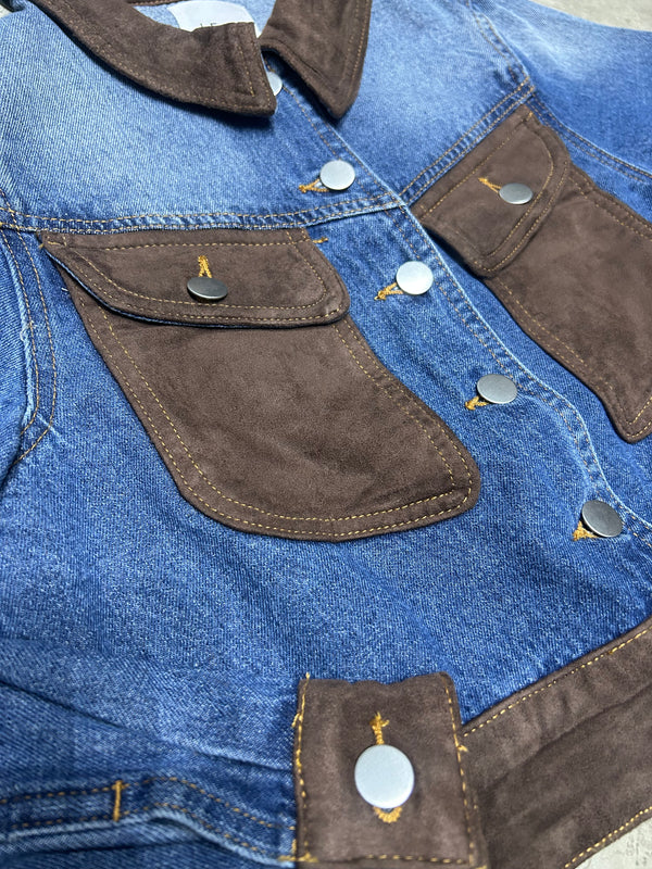 JACKET DENIM&COCOA