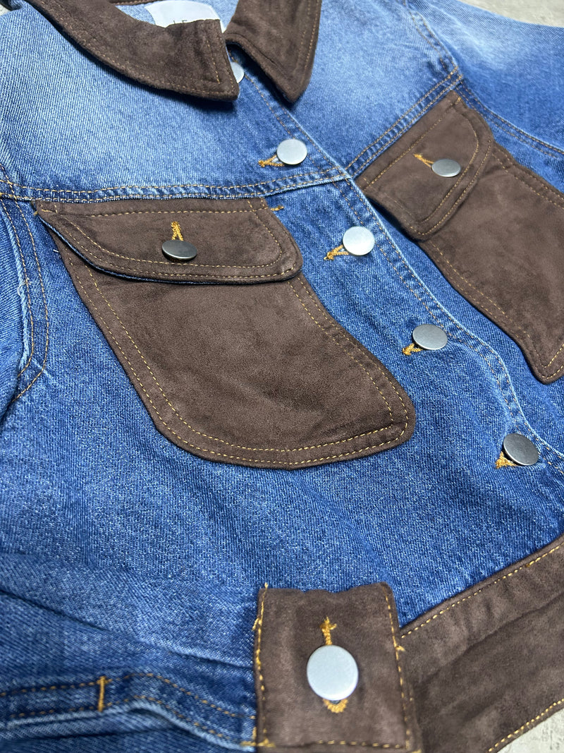 JACKET DENIM&COCOA