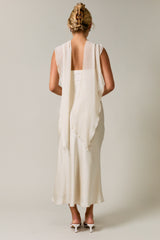 VESTIDO SATIN CON DETALLE AJUSTABLE