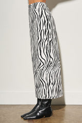 FALDA LARGA ZEBRA PRINT