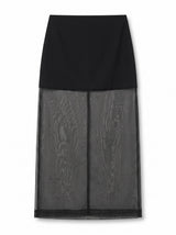 FALDA CON TRANSPARENCIA