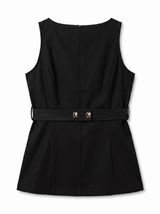 BLUSA CON CINTO CERRADA