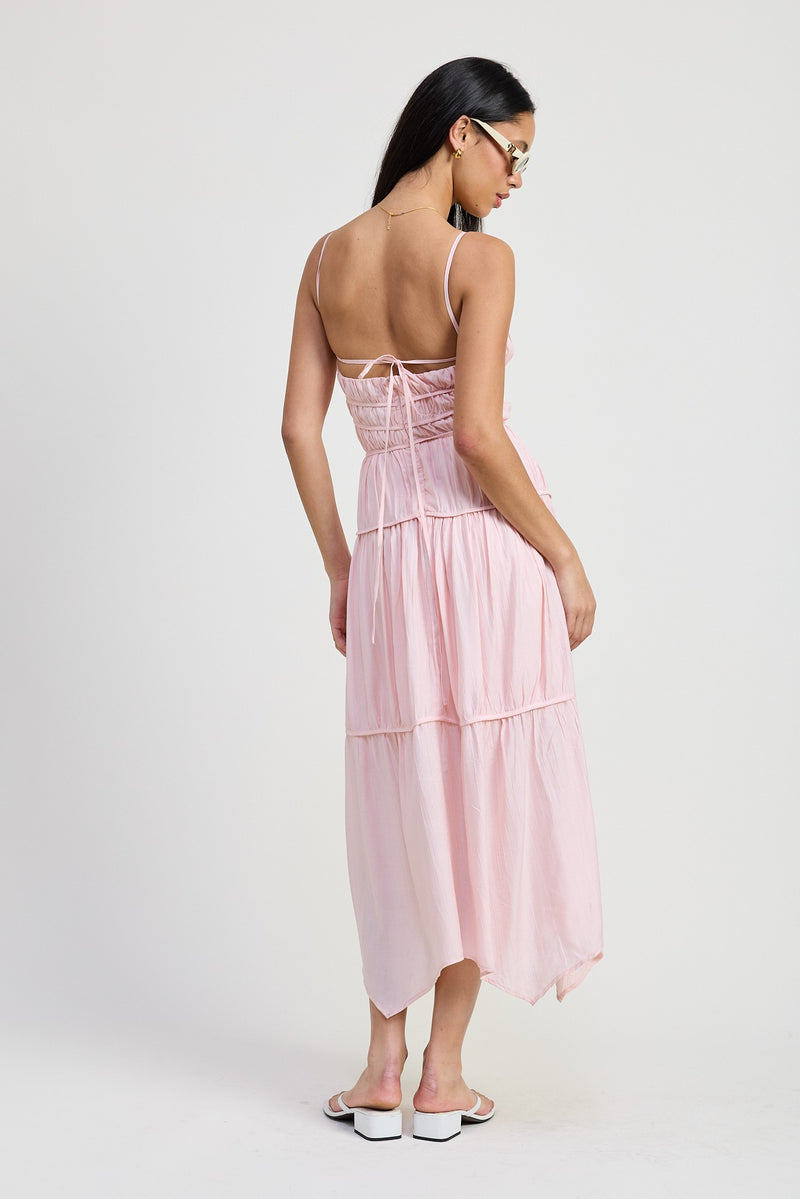 VESTIDO ROSA PASTEL