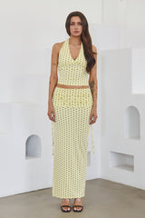 SET POLKA FALDA Y TOP