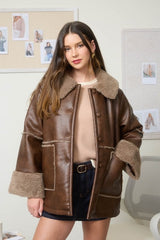 JACKET MARRON ABORREGADA