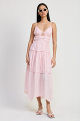 VESTIDO ROSA PASTEL