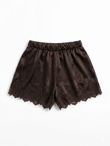 SHORT SATIN CON ENCAJE