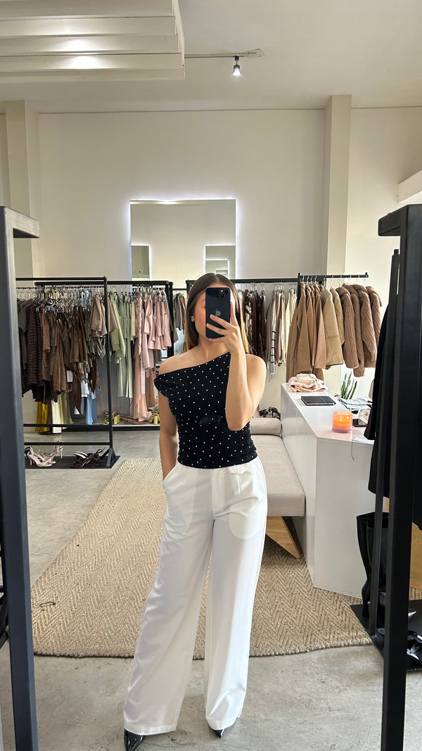 PANTALON BLANCO DE VESTIR