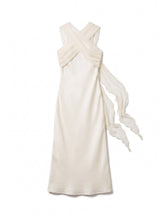 VESTIDO SATIN CON DETALLE AJUSTABLE