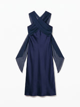 VESTIDO SATIN CON DETALLE AJUSTABLE