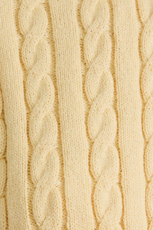 SUETER TEJIDO AMARILLO
