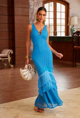 VESTIDO CROCHET Y FLECOS