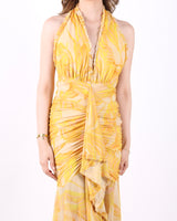 VESTIDO AMARILLO CON DETALLE