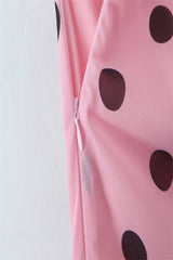 VESTIDO POLKA ROSA