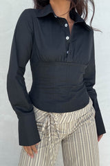 CAMISA CORSETTE AJUSTABLE
