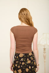 BLUSA BÁSICA CORRUGADA