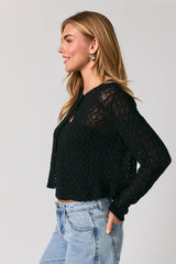 CARDIGAN Y TOP STRAPLESS NEGRO
