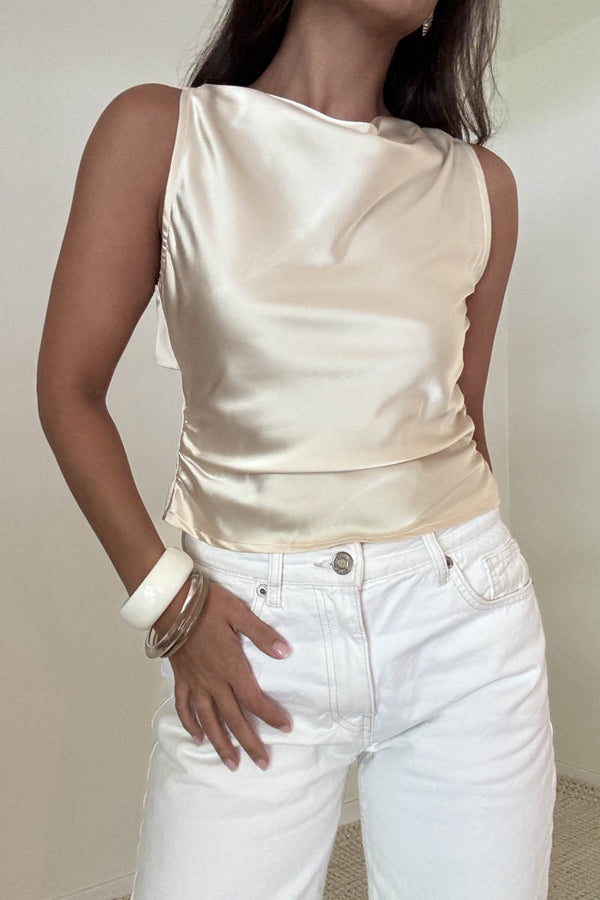 BLUSA BUTTER SATIN