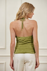 BLUSA VERDE CON DETALLE
