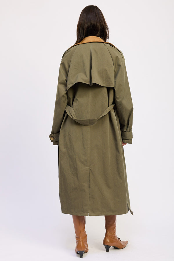 GABARDINA MILITARY CHIC