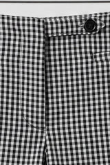 SHORT DE CUADROS AZUL