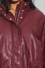 JACKET OVERSIZED VINIPIEL
