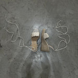 ALPARGATA BEIGE ABIERTA