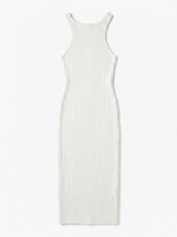 VESTIDO BLANCO CON ESCOTE