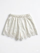 SHORT SATIN CON ENCAJE