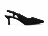 ￼ZAPATILLA DE PUNTA CON TACÓN BAJO