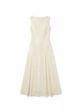 VESTIDO BEIGE DE ENCAJE